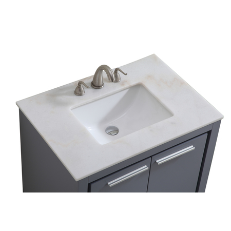 Elegant Decor 30 Single Bathroom Vanity Set In Grey" VF-1028